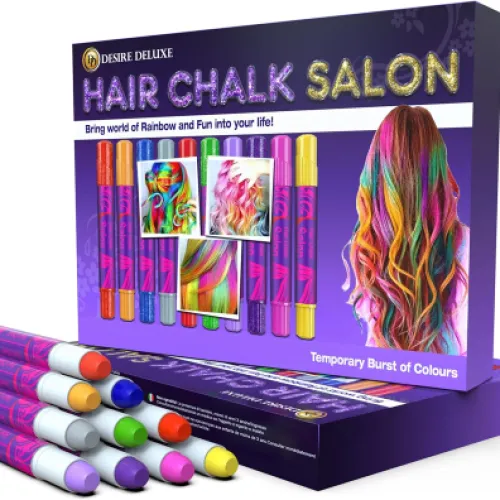 Best Hair Chalk for Kids: 10 Reasons to Choose Desire Deluxe Hair Chalk for Girls Makeup Kit